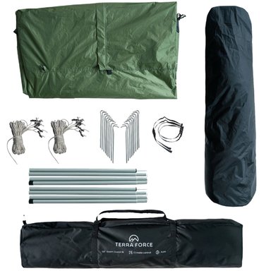CARPA 3 ESTACIONES 6 PERSONAS STORM GUARD AUTO-FRESH 3K VERDE - 5