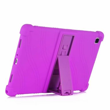 FUNDA PARA HONOR X8 GOMAS CON PARANTE MORADA RESISTENTE - 1