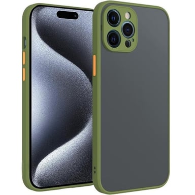 FUNDA CASE PARA XIAOMI REDMI 10 AHUMADO MATE VERDE MILITAR RESISTENTE - 1