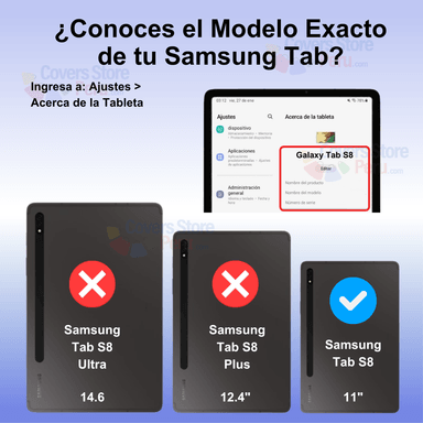 FUNDA PARA SAMSUNG TAB S8 11' FLIPCOVER GIRATORIA AZUL RESISTENTE - 3