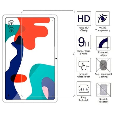 MICA PARA HUAWEI MATEPAD T10S 10.1' DE VIDRIO TEMPLADO ANTISHOCK - 2