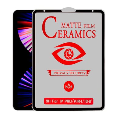 MICA PARA IPAD PRO 2DA GEN 11' - A2228 DE CERÁMICA MATTE ANTIESPIA - 2