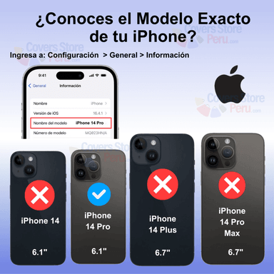 FUNDA PARA IPHONE 14 PRO TPU ANTISHOCK TRANSPARENTE RESISTENTE - 2