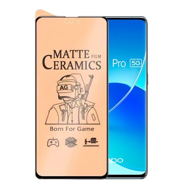 MICA PARA OPPO A9 2020 PROTECTOR DE CERÁMICA MATE ANTISHOCK RESISTENTE - 1