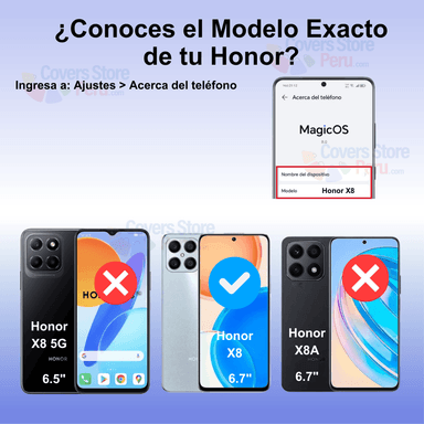 MICA PARA HONOR X8 VIDRIO TEMPLADO ANTI-ESPÍA - 2