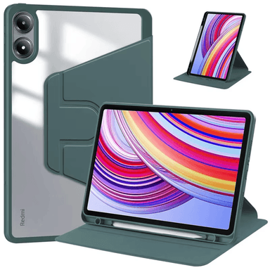 FUNDA PARA SAMSUNG TAB S6 LITE MAGNÉTICA 360° VERDE ANTISHOCK - 1
