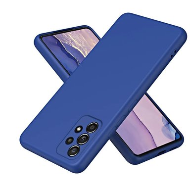 FUNDA PARA SAMSUNG A56 SOFT FEELING AZUL RESISTENTE - 1