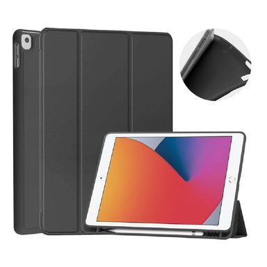 FUNDA PARA IPAD PRO M5 11' IMANTADA + PORTALÁPIZ NEGRO ANTISHOCK - 1