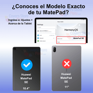 FUNDA PARA HUAWEI MATEPAD SE 10.4' - SILICONA SOFT ANTISHOCK CELESTE - 2