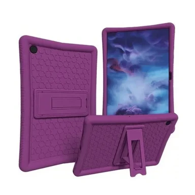 FUNDA PARA IPAD MINI A17 PRO 8.3' - SILICONA SOFT ANTISHOCK MORADO - 1