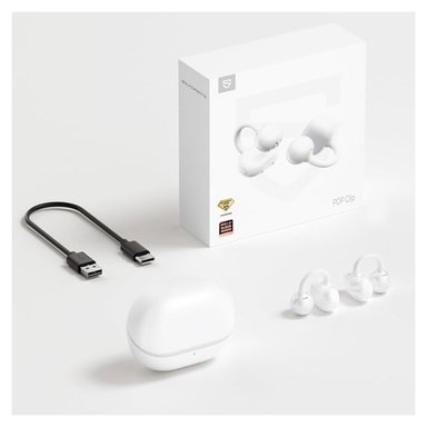 AUDÍFONO SOUNDPEATS POP CLIP PURPURA 30H CON CANCELACION DE RUIDO ENC IPX4 - 3