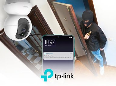 CÁMARA SEGURIDAD TP-LINK 360 GRADOS INTERIORES TAPO C210 2K + MICRO SD 64 GB HASTA 512 GB - 4