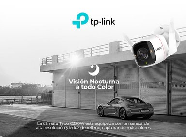 CÁMARA SEGURIDAD TP-LINK CS - TAPOC320WS WIFI TAPO C320WS LENTE FIJO IDEAL EXTERIORES CON RESOLUCION 2K HASTA 512 GB - 3