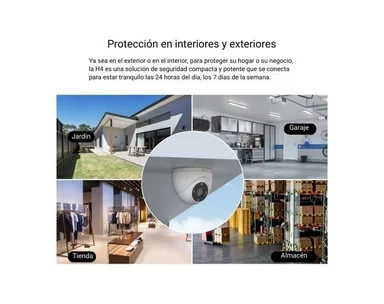 CÁMARA SEGURIDAD EZVIZ WIFI H4 2K PARA INTERIOR Y EXTERIOR - 3