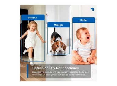CÁMARA DE SEGURIDAD TAPO C220 IP GIRATORIA 360° 2K 4MP + MICRO SD128GB - 3