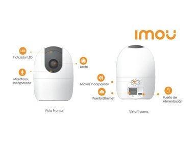 CÁMARA DE SEGURIDAD IMOU RANGER 2 3MP INTERIOR 360° VISION NOCTURNA - 2
