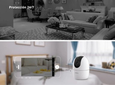 CÁMARA DE SEGURIDAD IMOU RANGER 2 3MP INTERIOR 360° VISION NOCTURNA - 6