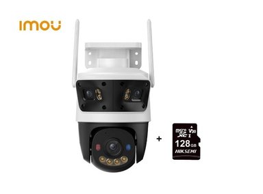 CÁMARA SEGURIDAD IMOU WI-FI CRUISER TRIPLE LENTE 3+3+5 MP + MICRO SD 128GB EXTERIOR AUDIO 2 VÍAS LENTE FIJO Y PT - 1