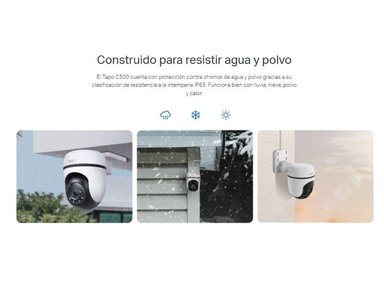 KIT DE 2 CÁMARA SEGURIDAD TP-LINK TAPO C500 FULL HD + MICRO SD 64GB CON AUDIO BIDIRECCIONAL - 5