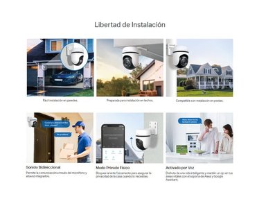 KIT DE 2 CÁMARA SEGURIDAD TP-LINK TAPO C510W 2K CON AUDIO BIDIRECCIONAL - 3