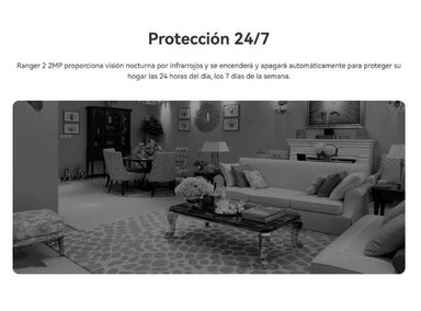 CÁMARA SEGURIDAD RANGER 2 5MP 3K + MICRO SD 64GB INTERIOR MOVIMIENTO PAN/TILT - 6