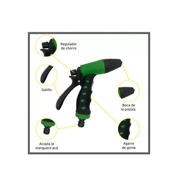 PISTOLA DE RIEGO PARA JARDIN DE 1 PIEZA - 2