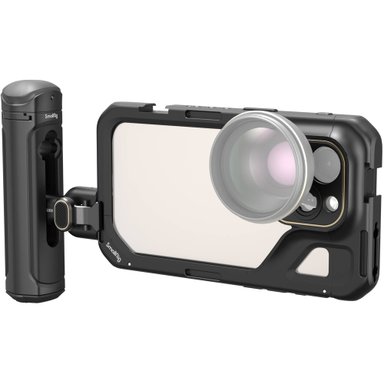 KIT SMALLRIG MOBILE VIDEO CAGE WITH SINGLE HANDLE FOR IPHONE 15 PRO - 1