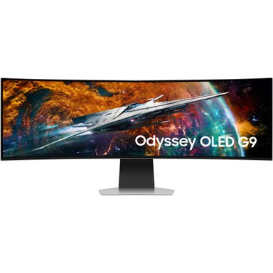 MONITOR LED SAMSUNG 49" ODYSSEY O G9 1440P HDR 240 HZ CURVED ULTRAWIDE GAMING SILVER - 1