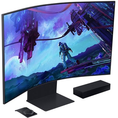 MONITOR SAMSUNG 55" ODYSSEY ARK 2ND GEN 4K HDR 165 HZ CURVED GAMING - 1