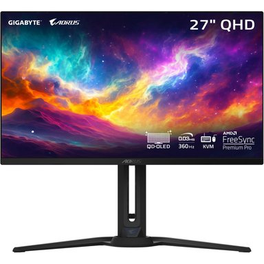 MONITOR GIGABYTE 27" AORUS FO27Q3 1440P HDR 360 HZ GAMING - 1