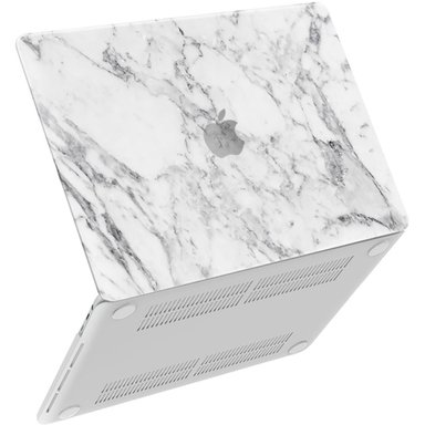 CASE IBENZER NEON PARTY MACBOOK PRO 13' TOUCH BAR NON-TOUCH BAR WHITE MARBLE - 1