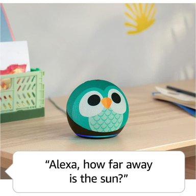 ASISTENTE DE VOZ AMAZON ECHO DOT KIDS 5TH GEN PARLANTE ALEXA BUHO - 3
