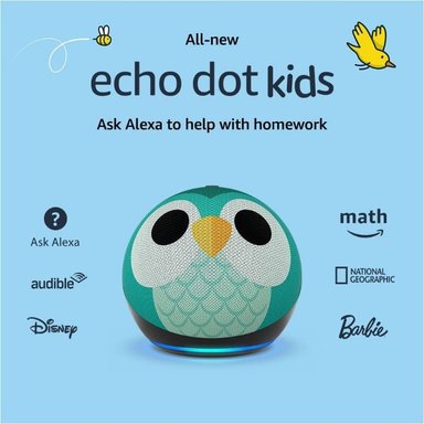ASISTENTE DE VOZ AMAZON ECHO DOT KIDS 5TH GEN PARLANTE ALEXA BUHO - 6
