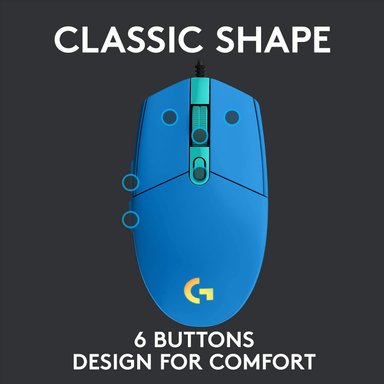 MOUSE LOGITECH G 203 RGB - 4