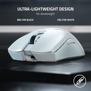 RAZER VIPER V2 PRO HYPERSPEED - MOUSE INALÁMBRICO PARA JUEGOS, 2.08 OZ - BLANCO - 2