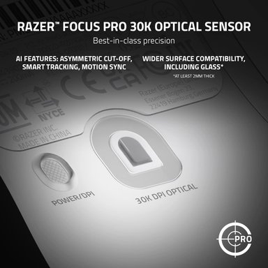 RAZER VIPER V2 PRO HYPERSPEED - MOUSE INALÁMBRICO PARA JUEGOS, 2.08 OZ - BLANCO - 3
