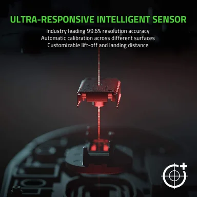 RAZER GAMING VIPER – MOUSE INALÁMBRICO CON SENSOR ÓPTICO DPI DE ENTRADA MÁS RÁPIDA - NEGRO - 4