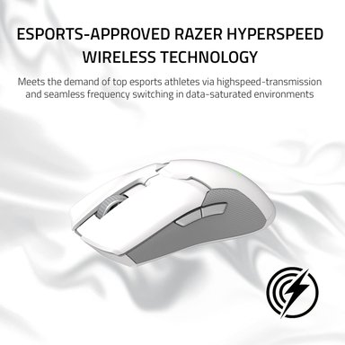 MOUSE GAMER INALÁMBRICO RAZER BLANCO VIPER SENSOR ÓPTICO DPI ENTRADA MÁS RÁPIDA - 3