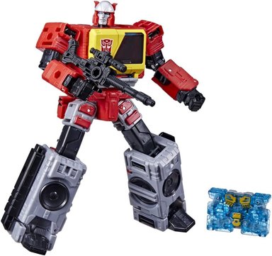 FIGURA TRANSFORMERS TOYS GENERATIONS LEGACY VOYAGER AUTOBOT BLASTER Y EJECT DE ACCIÓN - 1