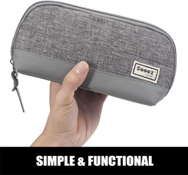 ESTUCHE COMPRA FACIL GRIS SOOEZ DE APERTURA ANCHA - 3