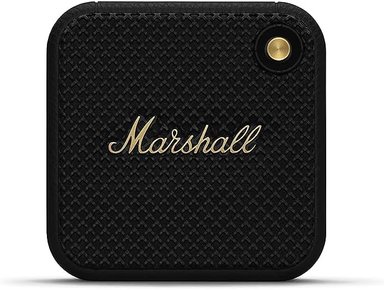 MARSHALL ALTAVOZ BLUETOOTH PORTÁTIL WILLEN - NEGRO Y LATÓN - 1