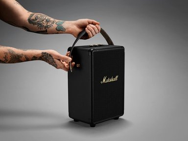 PARLANTE BLUETOOTH MARSHALL TUFTON ALTAVOZ NEGRO LATON - 4