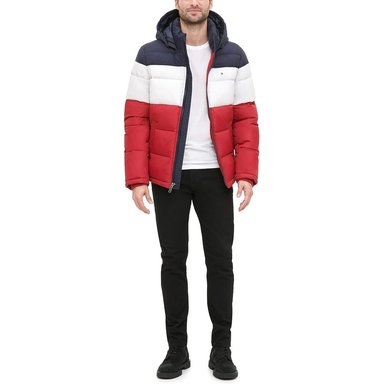 CASACA TOMMY HILFIGER ACOLCHADA CON CAPUCHA PARA HOMBRE - 4