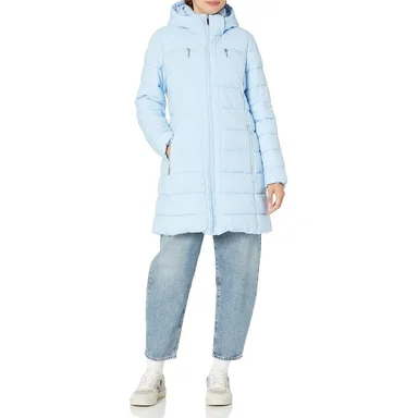 CASACA MUJER TOMMY HILFIGER LARGA CON CAPUCHA - 1
