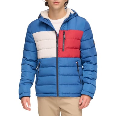 CASACA TOMMY HILFIGER ACOLCHADA RESISTENTE AL AGUA CON CAPUCHA PARA HOMBRE - 2