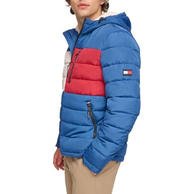 CASACA TOMMY HILFIGER ACOLCHADA RESISTENTE AL AGUA CON CAPUCHA PARA HOMBRE - 3