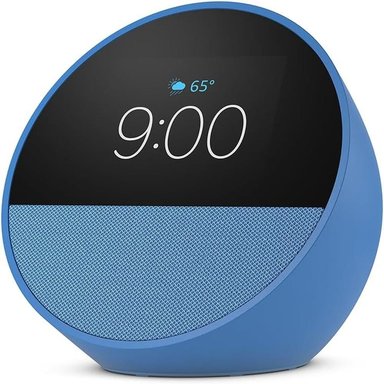 ASISTENTE VOZ AMAZON ECHO SPOT CON RELOJ 2024 AZUL - 6
