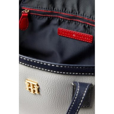 TOMMY HILFIGER | BOLSO SATCHEL CONVERTIBLE LIV II COLOR BLOCK PVC - 3