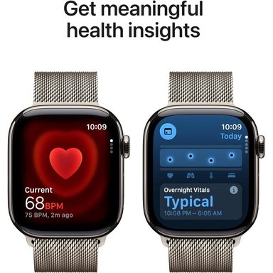 APPLE WATCH SERIES 11 NATURAL TITANIO (GPS + CELLULAR 42MM) + MILANESE LOOP NATURAL S/M - 4