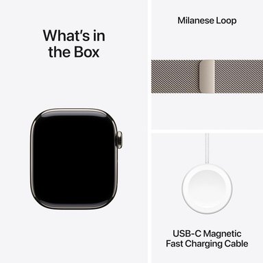 APPLE WATCH SERIES 11 NATURAL TITANIO (GPS + CELLULAR 42MM) + MILANESE LOOP NATURAL S/M - 6